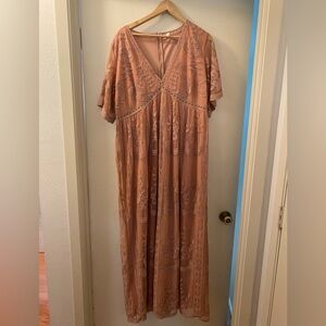 Pink Blush size 1x maternity dress